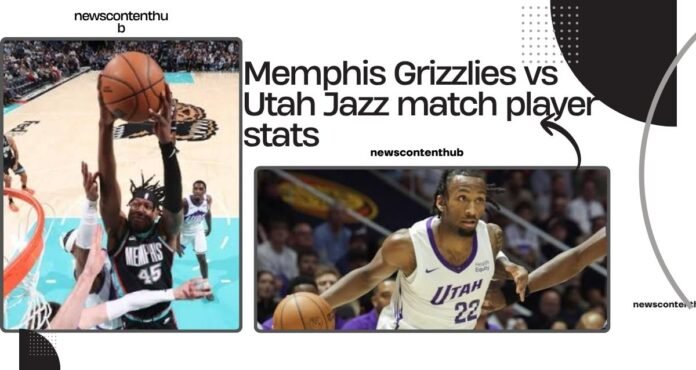 Memphis Grizzlies vs Utah Jazz Match Player Stats: Epic